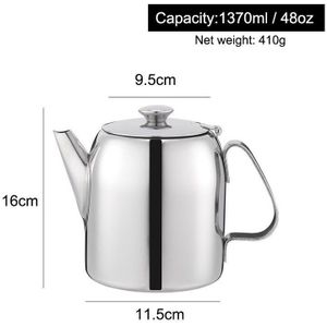 Roestvrij Staal Theepot Koffiepot Waterkoker Met Filtering Gaten Ondersteuning Kachel Koken Home Kitchen Bar Koffie Winkel Accessoires