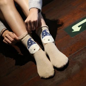 5 Pairs Vrouwen Sokken Korte Sokken Lente Zomer Cartoon Leuke Katoenen Kat Beer Varken Oor Animal Japanses Stijl Ademend Sport sokken