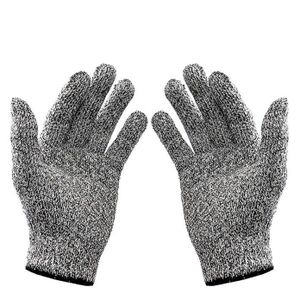 HATOSTEPED Anti-cut handschoenen Veiligheid Cut Proof Steekwerende Roestvrij Staaldraad Metalen Mesh Butcher Snijbestendige Veiligheid handschoenen