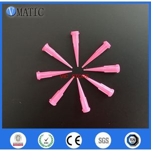 100Pcs 20G Tt Tapered Tips Doseernaalden Roze Kleur Lijm Dispenser Nozzle