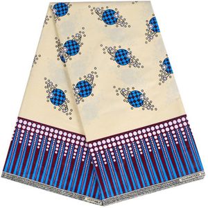 Ankara Afrikaanse Prints Batik Stof Echte Doek Wax 100% Katoen Beste Afrika Tissu Naaien Materiaal Voor Party Dress 6yards