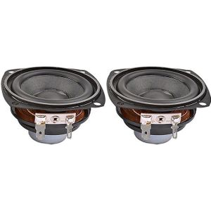 2.5 Inch 10W Deep Bass Speaker 66Mm 4Ohm Subwoofer Driver Volledige Range Audio Sound Luidspreker Home Theater Diy 2Pcs