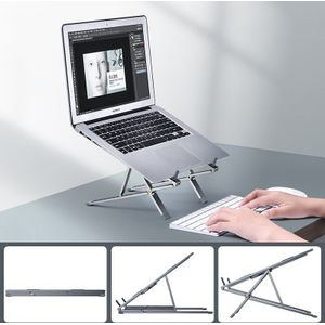 Verstelbare Laptop Houder Ondersteuning Notebook Stand Voor Mackbook Pro Air Computer Base Riser Draagbare Laptop Stand Cooling Beugel