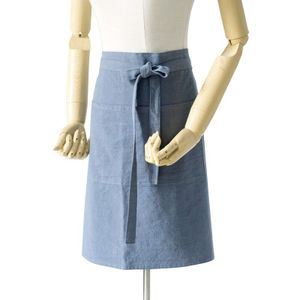 Mcao Japanse Stijl 100% Katoen Tuin Schorten Voor Vrouwen Elegante Overgooier Bakken Koken Schilderen Met Taille Banden TJ3817