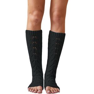 Vrouw Sokken Gebreide Meisjes Casual Sokken Roze Grijs Thickless Knie Effen Sokken Stocking Vrouwen Winter Warm Breien Sokken Herfst