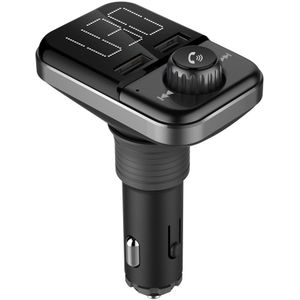 BT72 Fm-zender Draadloze Audio Adapter Auto Kit Met Dual Usb-Poorten Opladen 1.4 Inch Lcd Display Handsfree
