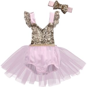 Emmababy Peuter Baby Meisjes Kleding Prinses Jurk Party Tutu Bloem Jurk 0-3 Jaar