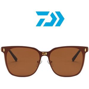 Daiwa Gepolariseerde Zonnebril Mode Koele Jongen Uv Bescherming Rechthoek Zonnebril Sport Vissen Eyewear Anti Glare Driving Oculos