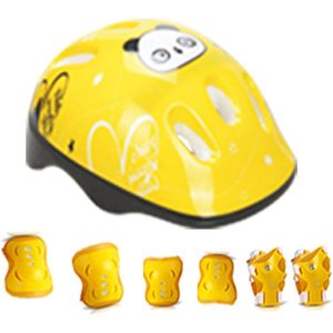 Knie Fietsen 7 Stks/set Verstelbare Pads Pols Helm Protector Set Outdoor Veiligheid Schaatsen Beschermende Kleding Rijden Roller Voor Kinderen