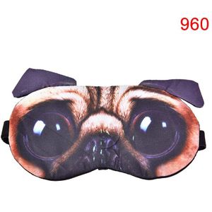 Katoen Kat Hond Slaapmasker Zachte Blinddoek Eyepatch Vrouwen Mannen Sleep Eyeshade Eye Cover Leuke Slaapmasker Eyeshade Cover Eye masker