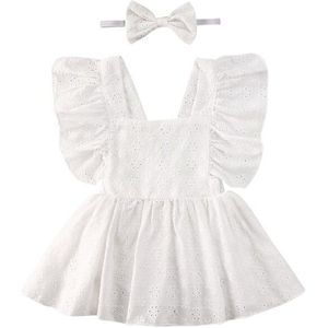 Pasgeboren Baby Baby Meisje Prinses Romper Jurk Sleveless Mooie Meisjes Kleding Jumpsuit Outfit Sets Mini Jurk 0-24M