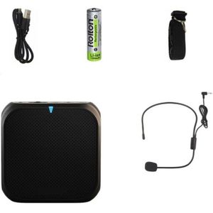 Draagbare Voice Versterker Voor Leraar Training Toespraak Rolton K400 Megafoon Booster Met Bedrade Microfoon Luidspreker Speaker MP3