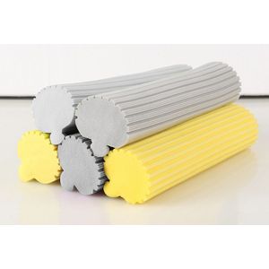 1 Pcs Spons Mop Hoofd Vervanging Onderdelen Refill Mops Pad Spons voor Mops Gevouwen Squeeze Water Carton Flow Systeem