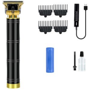 Pro Echte Nul Gapped Cordless Clipper Elektrische Trimmer Draadloze Tondeuse