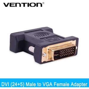 Interventie DVI (24 + 5) Male naar VGA Vrouwelijke Adapter DVI naar VGA Converter Adapter