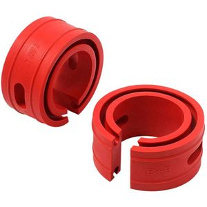 2Pc Kleur Auto Schokdemperveer Bumper Power Auto Buffers A/B/C/D/E/ Type Springs Bumpers Kussen Universele Voor Meest Voertuig