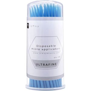100 Pcs Wimpers Cosmetische Wattenstaafjes Applicator Borstels Dental Micro Brush Disposable Materialen Duurzaam Micro Mascara Wands
