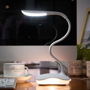 WoodPow Clover LED Tafellamp Usb Oplaadbare 3 Niveau Touch Dimbare Bureaulamp Studie Reading Book Light voor Slaapkamer Night licht