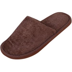 Mannen Warme Thuis Pluche Zachte Slippers Binnenshuis Anti-slip Winter Floor Slaapkamer Schoenen Casual Sneakers Voor Man Floor Warm harige Slipper