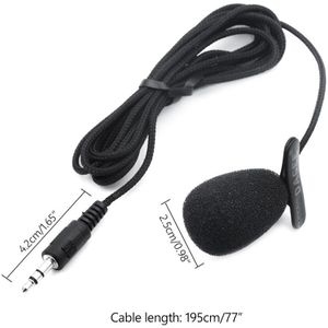 3.5 Mm Mini Microfoon Zwanenhals/Revers Clip-On Lavalier Microfoon Voor Mobiele Telefoons Tablet Pc Laptops Toespraken Lezingen online Chating