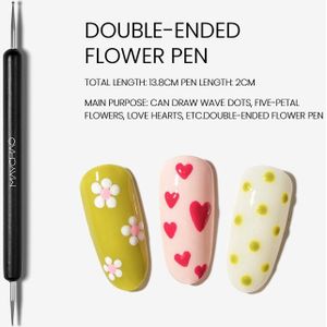 Maychao Nail Brush Kit Manicure Borstel Acryl Liquid Powder Carving Ultra-Dunne Lijn Tekening Pen Uv Gel Nail Brush makeup Tools