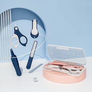 Baby Care Kit Nail Cleaner Safety Tools For Newborn Hygiene Kits Grooming Set Kids Nail Clipper Scissors Pliers 4Pcs/Set