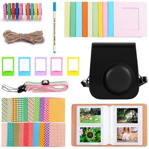 40 Pcs Camera Accessoires Kit Met Pu Case Fotolijst Album Stickers Strap Voor Fujifilm Instax Mini 11 Instant Camera