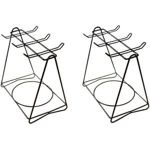 Roestvrij Staal Koffie Bekerhouder Opknoping Partitie Bekerhouder Opbergrek Ijzer Cup Plank Stand