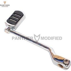 Chrome Motorcycle Linksachter Hak Versnellingspook Met Shifter Peg Case Voor Harley Softail Flst Flht Trike
