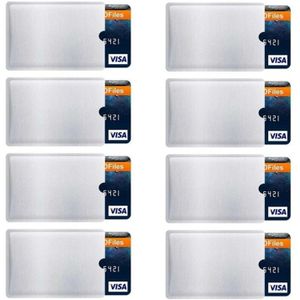 10 Stuks Rfid Blocker Mouwen Anti Diefstal Rfid Card Wallet Protector Rfid Nfc Houder Blokkeren Identiteit Diefstal Anti-Scan card Sleeve