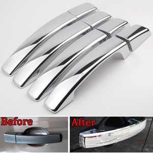 Chrome Deurklink Catch Cover Trim Fit Voor Land Rover 2006 Range Rover 2005 Discovery 3 accessoires Auto Styling