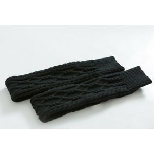 Womens Winter Kabel Knit Over knie Lange Laars Dij Hoge Warme Leggings Beenwarmers Streetwear Pure Kleur