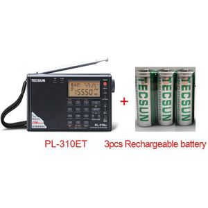 TECSUN PL-310ET FM AM MW SW LW DSP Ontvanger WERELDONTVANGER Kortegolf RADIO Digitale Demodulatie Stereo Radio Receiver