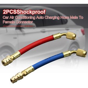 2 Stuks Accessoires Auto Airconditioning Tool Shockproof Opladen Slang Connector Messing Adapter Man-vrouw Auto Universele