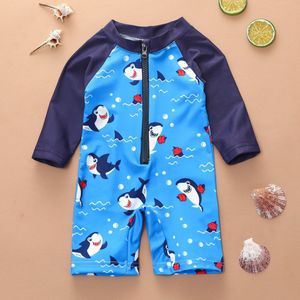 Kids Swimwear Toddler Baby Boys Girls Cartoon Swimsuit Jumpsuit Beachwear Summer Bathing Suit Swim Clothes M140#