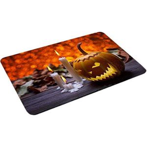 40*60cm Keuken Deur Mat Halloween Cartoon Tapijt Slaapkamer Tapijt Pompoen Decoratieve Trap Matten Home Decor Ambachten Mat