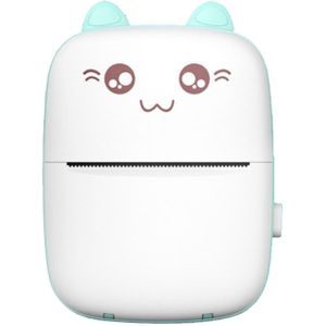 Oplaadbare Met 1 Papierrol Thermische Printer Leuke Office Mini Portable Photo Label Studenten Draadloze Bluetooth Pocket Foto &#39;S