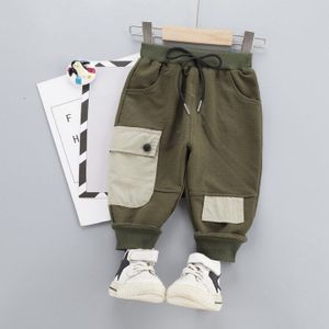 Herfst Baby Jongens Katoen Zakken Hoge Taille Volledige Lengte Mode Broek Kinderen Kids Casual Losse Broek