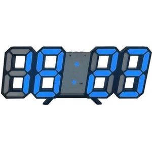 3D Led Usb Digitale Temperatuur Muur Snooze Wekker Thuis Slaapkamer Woonkamer Decor