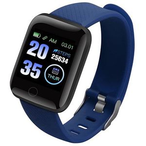 116 Plus Smart Band Polsband Sport Fitness Tracker Armband Hartslagmeter Bloeddruk Meting Smartband Horloge