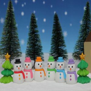 Sneeuwpop Gum Kerst Gum Gum 3D gum voor kinderen en vrienden nieuwjaar