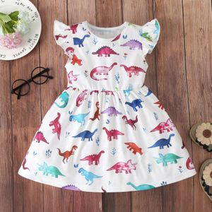 Uk Peuter Kids Baby Meisjes Jurk Prinses Party Pageant Dinosaurus Tutu Jurken