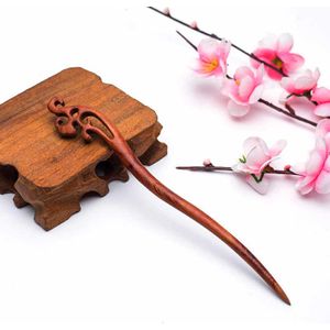 Retro Chinese stijl sandelhout serie haarspeld Mode handgemaakte hollow gesneden haar sticks voor vrouwen Haar accessoires sieraden