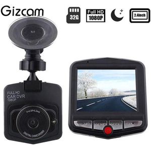 Gizcam Full Hd 1080P 30fps Video Camera 2.4 ""Lcd Car Dvr Dashcam G-Sensor Ir Nachtzicht mini Cam Camcorder