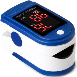 Draagbare Vinger Clip Pulsoximeter Abs + Oled Kleur Led Display Hartslagmeter Elektronische Digitale Pulsoximeter