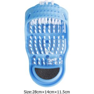 1Pc Plastic Verwijderen Dode Huid Massage Slipper Voet Cleanser Bad Schoen Borstel Badkamer Voet Reinigingsborstel Slipper