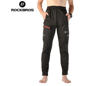 Rockbros Herfst Winter Winddicht Thermische Fietsen Fiets Broek Fietsen Kleding Panty Broek Fiets Broek Fiets Apparatuur Zwart