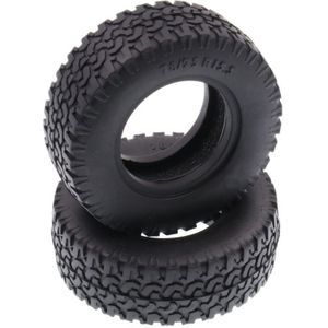 4 Stuks 1.55 Inch Rubber Banden Voor 1/14 Rm8 Baja Rc Rock Crawler Afstandsbediening Auto Banden