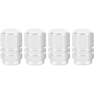 4 Stuks Tire Flesdop Tyre Tubeless Wiel Aluminium Theftproof Tire Klepstelen Met Dust Caps Wiel Kraandopverbindingen auto Accessoires