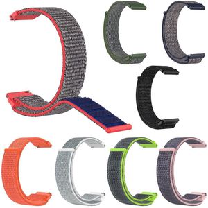 Vervanging 18Mm Nylon Geweven Ademend Horloge Band Polsband Voor F-Ossil Gen 4